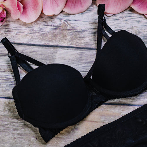 Push up black bra - Angie's showroom