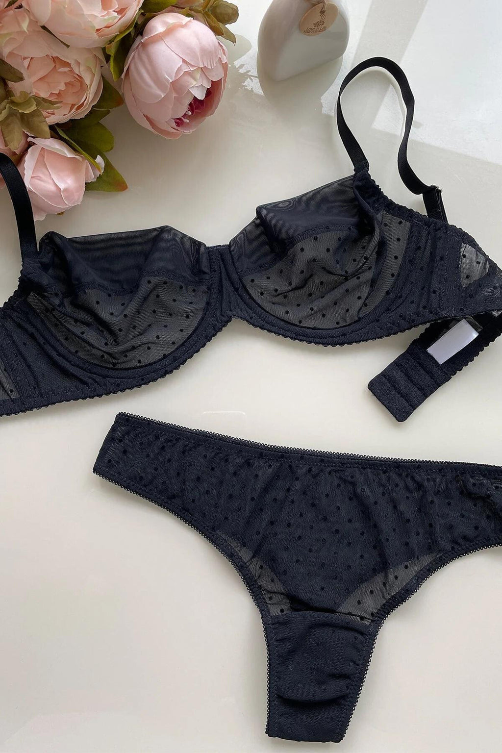 Jessica black Lingerie Set