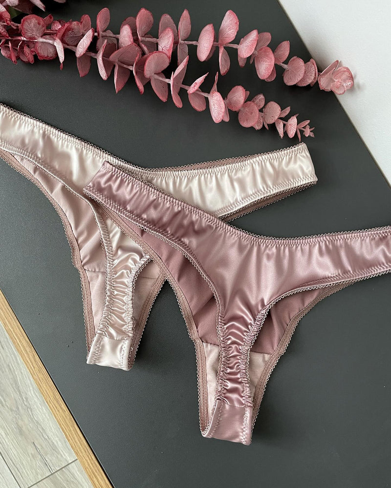Amour Dusty Pink Lingerie set - Angies Showroom