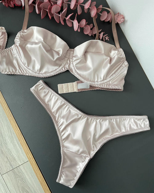 Amour Light Pink Lingerie set - Angies Showroom
