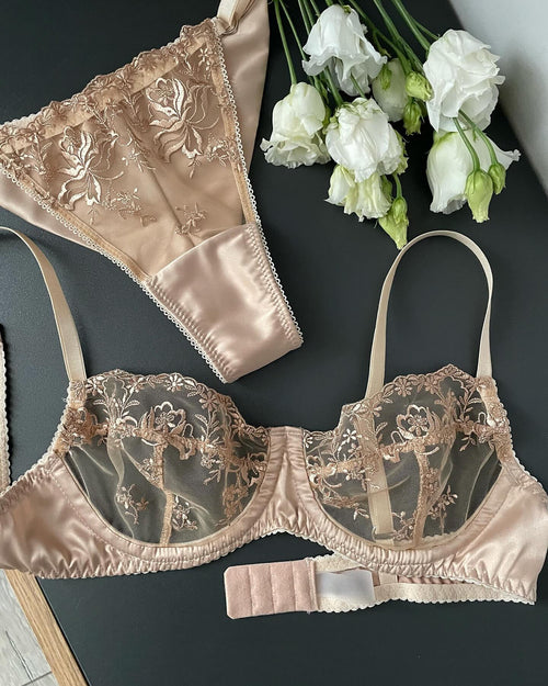 Camelia Nude Lingerie set - Angies Showroom