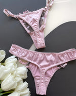 Pink Hibiscus Lingerie set - Angies Showroom