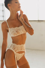 Amber Bridal White 2-Piece Lingerie Set - Angie's showroom