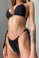 Chains Swimsuit Black (top and bottom) - Angie's showroom