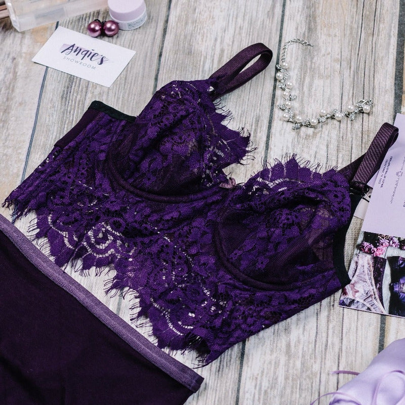 Charmeur purple bra - Angie's showroom