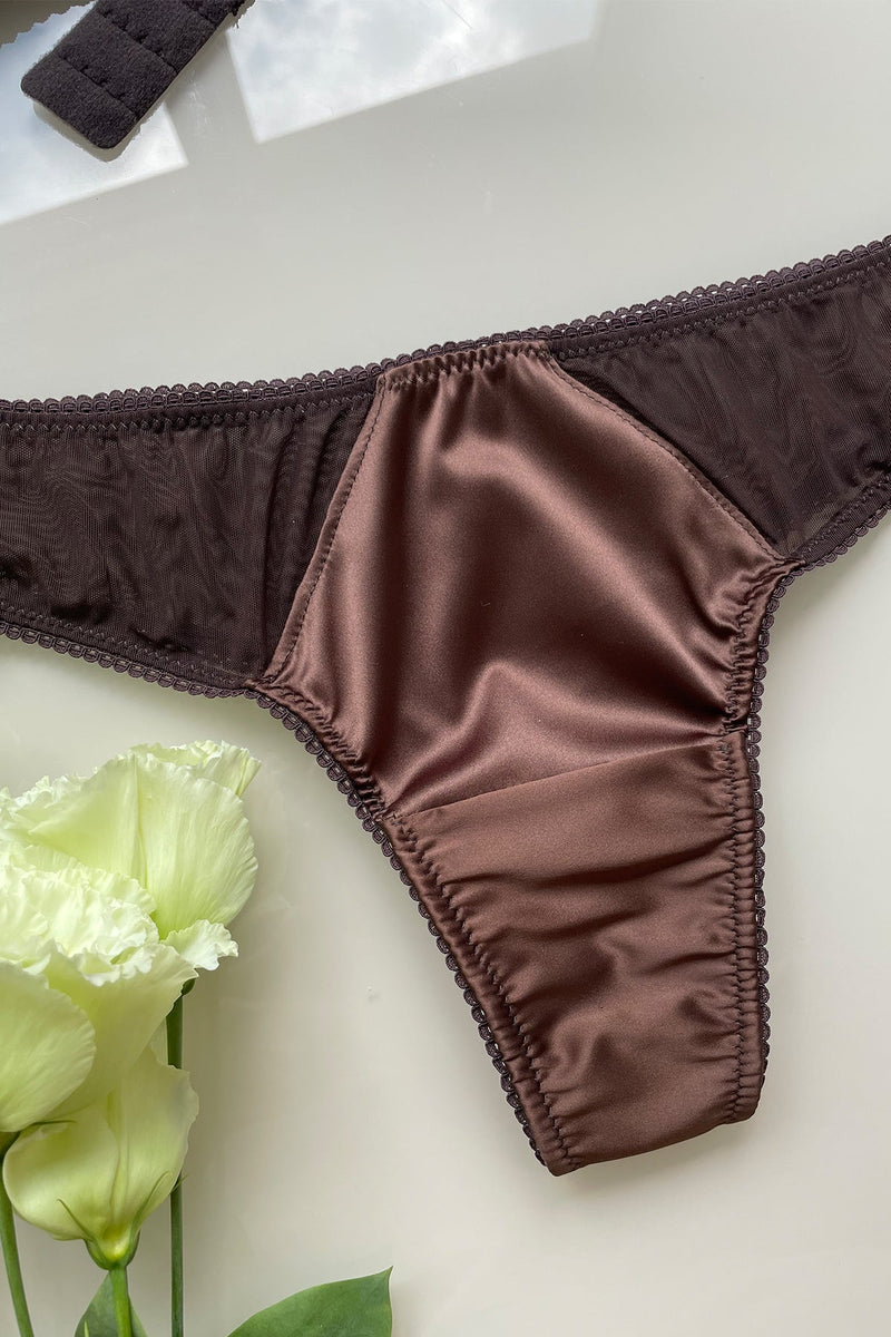 Collette Chocolate Lingerie Set - Angie's showroom