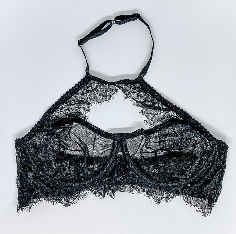 Elegant Black Lace Lingerie Set