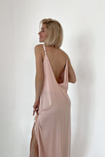 Katrine Long Gown with Open Back - Angie's showroom