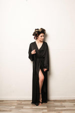 Kimono Silk Long Robe - Angie's showroom