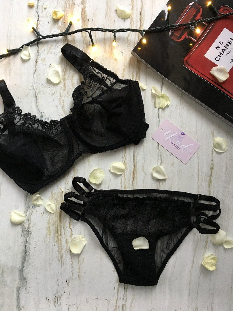 Nude black bra - Angie's showroom
