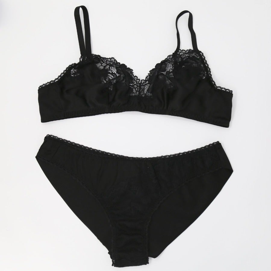 Buy online Satin Bra And Panty Set from lingerie for Women by